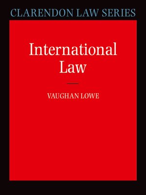 cover image of International Law